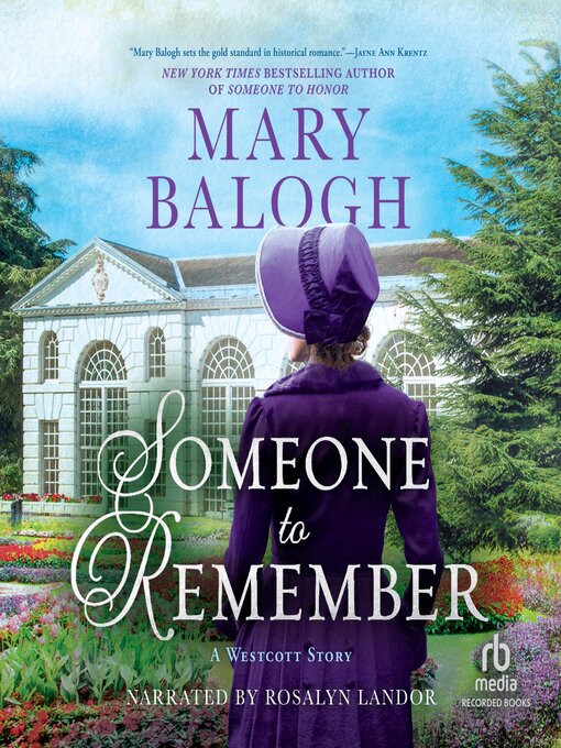 Title details for Someone to Remember by Mary Balogh - Available